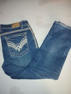 Used Men's Answer Me Blue Denim Jeans Size - W38, L30