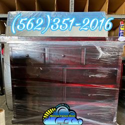 Nine Drawer Dresser Cherry Pinewood Comoda Cajonera 