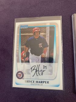 Bryce Harper signed Rookie card