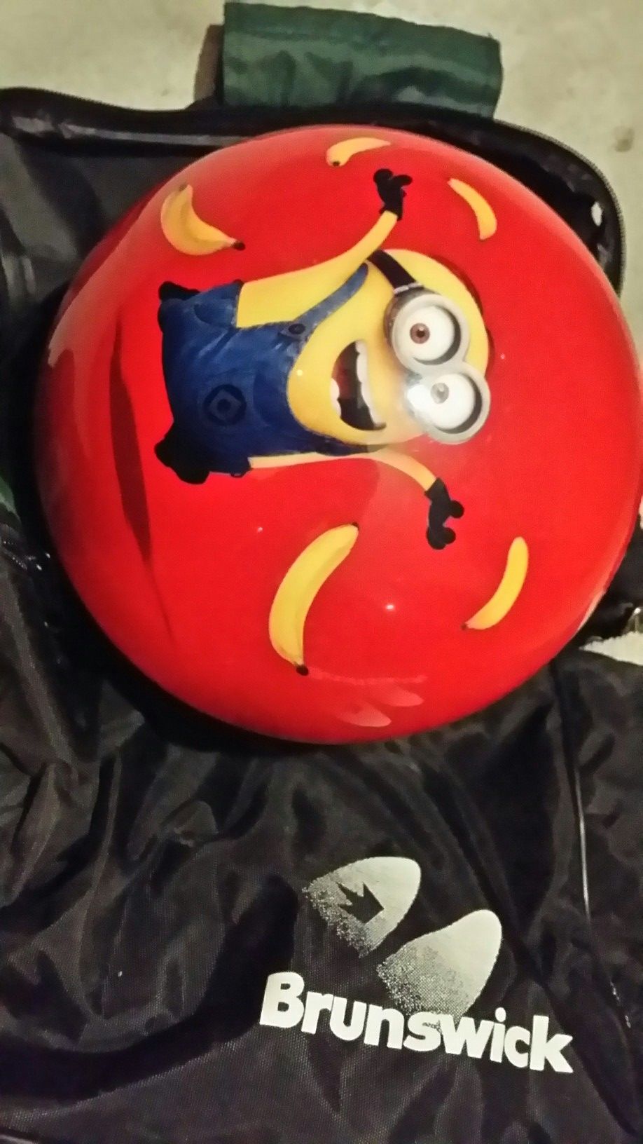 Kids Bowling Ball with Bag - Minions