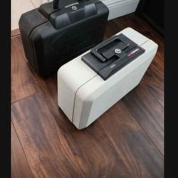 2 LOCK BOXES WITH KEYS! IN Great CONDITION  Fire & Water Proof!