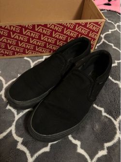 Black Slip on Vans