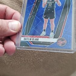 Caitlin Clark Rockie Card Blue Lazer FEVER