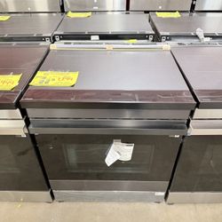 BLACK STAINLESS STEEL INDUCTION RANGE