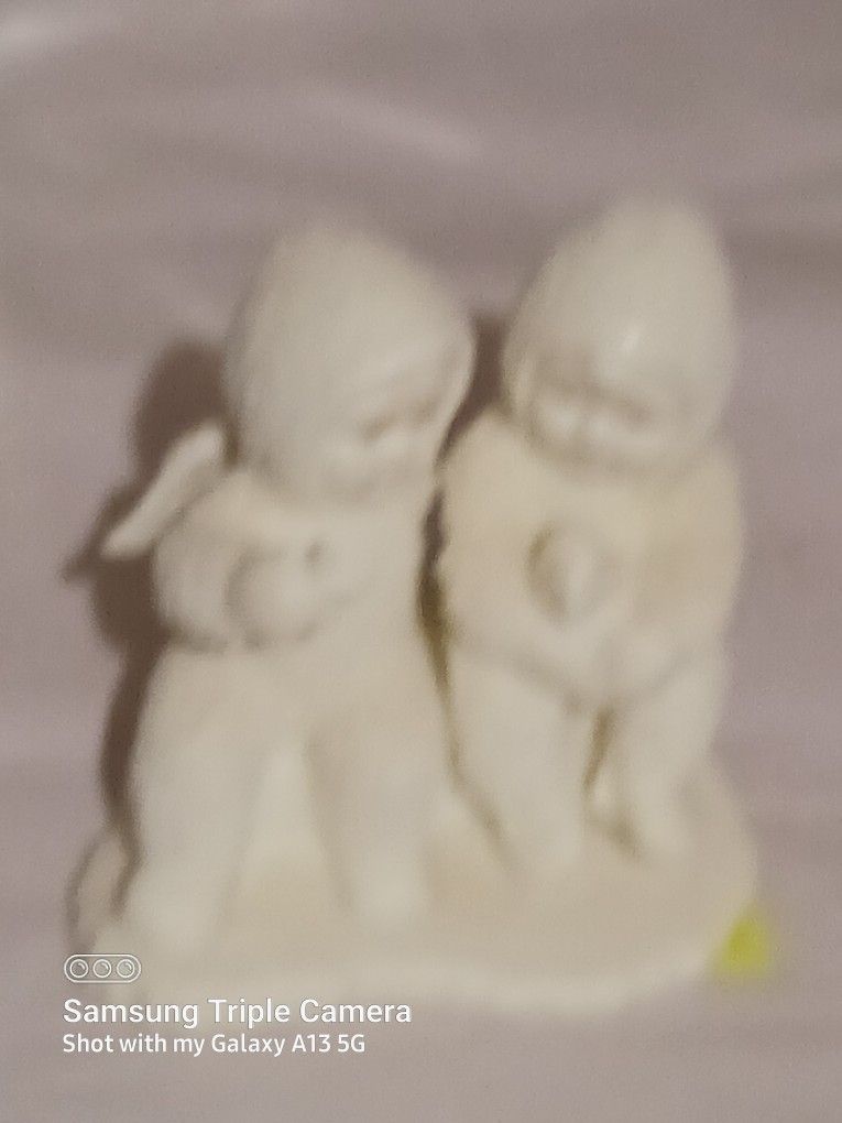 Dept 56 Snowbabies 2 Angels 5"high
