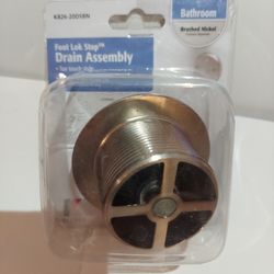 Foot Lock Stop Drain Assembly