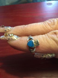 Sterling Silver 925 Claddagh ring size 6 1/2