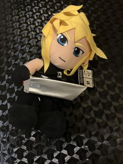 cloud strife advent children final fantasy vii plush stuffed animal