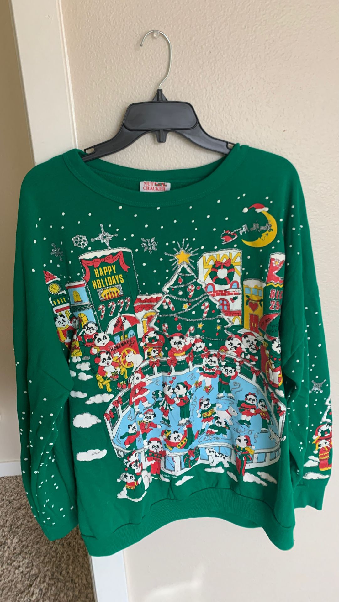 Cute Funny Panda Christmas Sweater