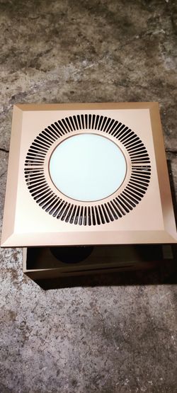LED Light And Exhaust Fan For Bathroom Copper Color Brand New $25