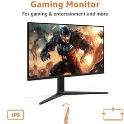 Amazon Basics 27 inch Gaming Monitor, FHD 1080P, 165Hz, VESA Compatible, Adaptive sync, 1ms Response, Black
