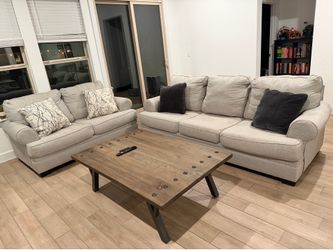 Sofa and love seat