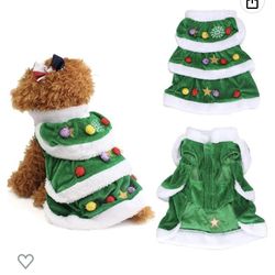 Dog Or Cat Christmas Dress Size S/M