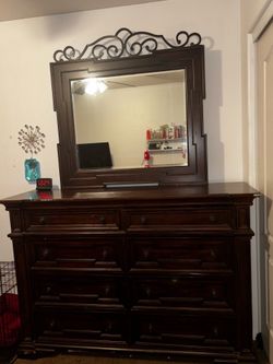 Real wood dresser