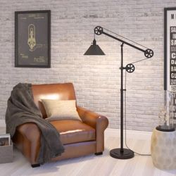 Aged Steel Richarson 63.5" Reading Floor Lamp