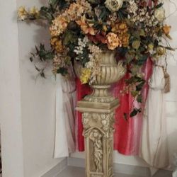 Large Flower And Vase