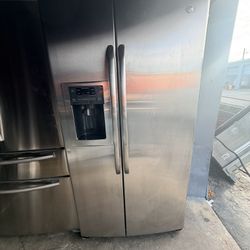 Ge Refrigerator Stainless Steel 36 "width 