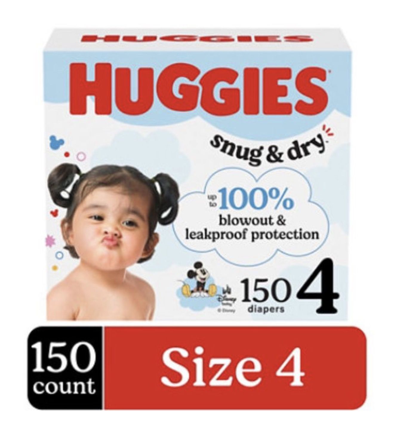 Huggies Size 4 & Wipes (Combo)