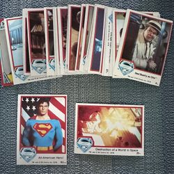 1980 Superman The Movie Trading Cards