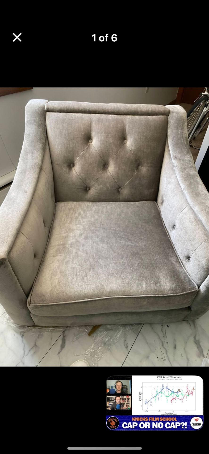Z Gallerie Edmund Chair