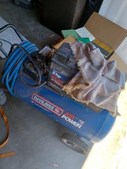 Devilbiss 5hp 20 gallon compressor