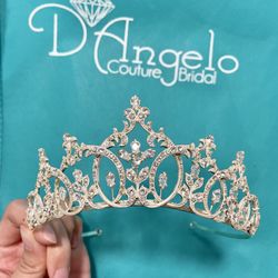 D’Angelo Couture Wedding Tiara, Wedding Crown