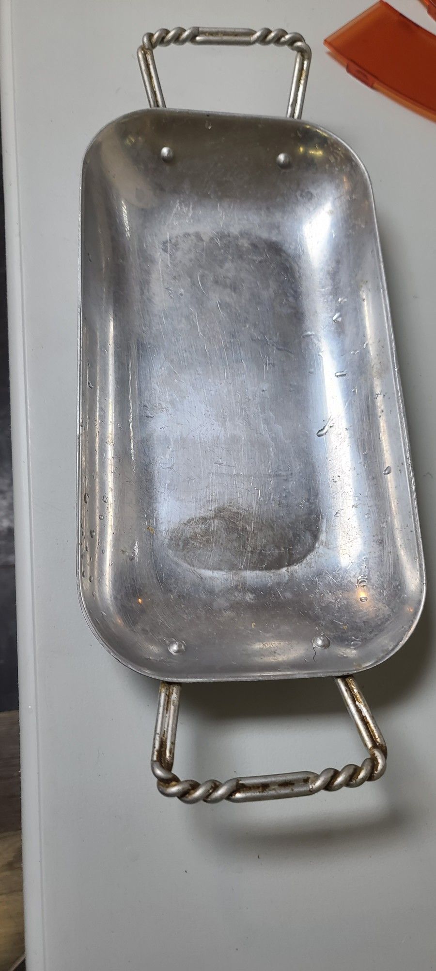 silver tray