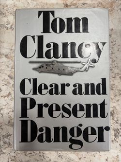 Tom Clancy Clear and Present Danger 1989 1st Edition 1st Printing Hardcover