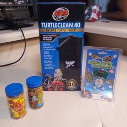 Zoo Med Turtle Filter And Digital Thermometer