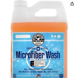 Chemical Guys CWS_201 Microfiber Cleaning Cloth & Car Wash Towel Concentrated Cleaning Detergent , 128 fl oz (1 Gallon) Orange Scent