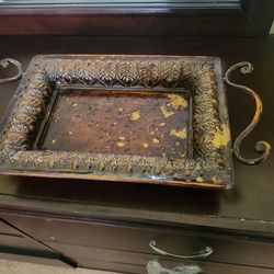 METAL TRAY MADE IN CHINA SIZE  1.4 FT