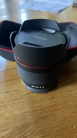 Rokinon AF 12/2 E Lens