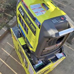RYOBI 2,300-Watt Recoil Start Bluetooth Super Quiet Gasoline Powered Digital Inverter Generator with