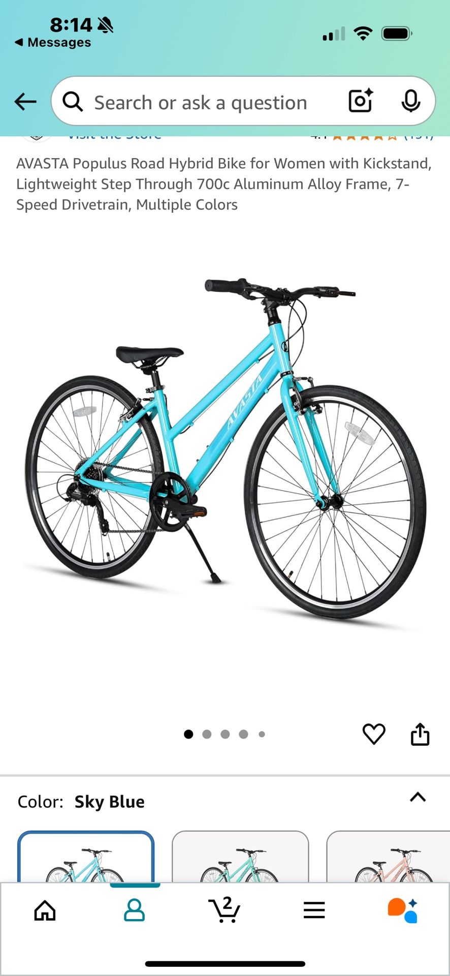 Avasta Super Lightweight Road Bike Like New