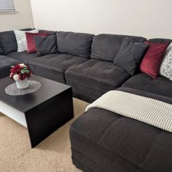 Dark Grey Sectional 
