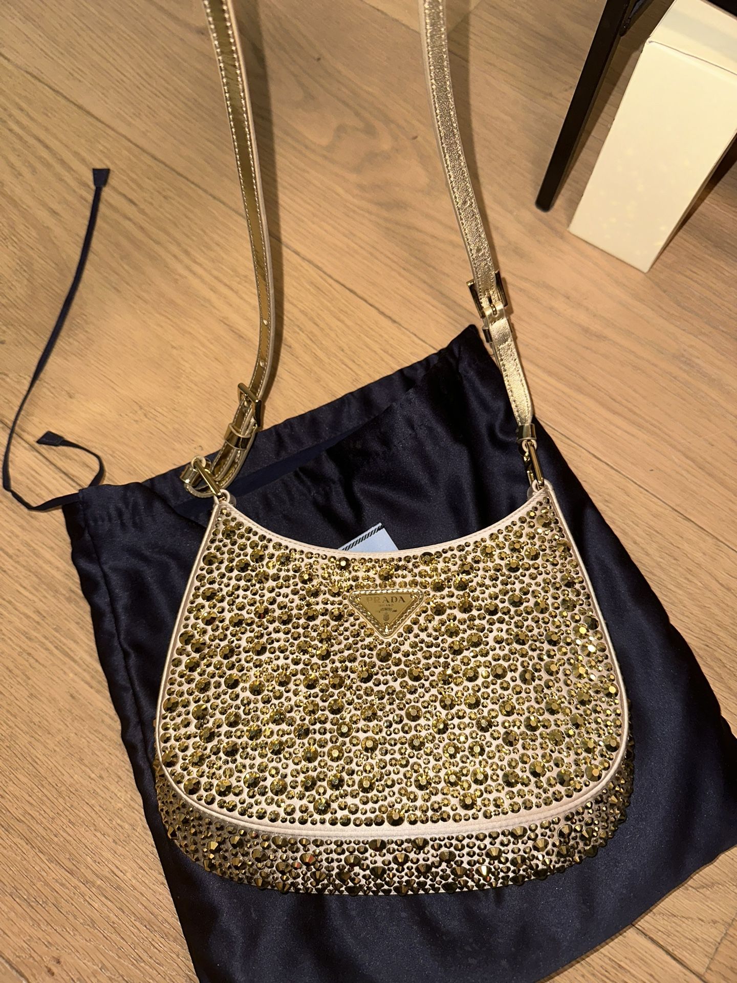 Prada Cleo Bag In Crystal