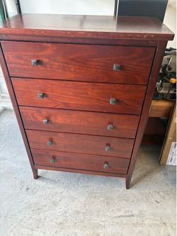Cherry solid wood dresser
