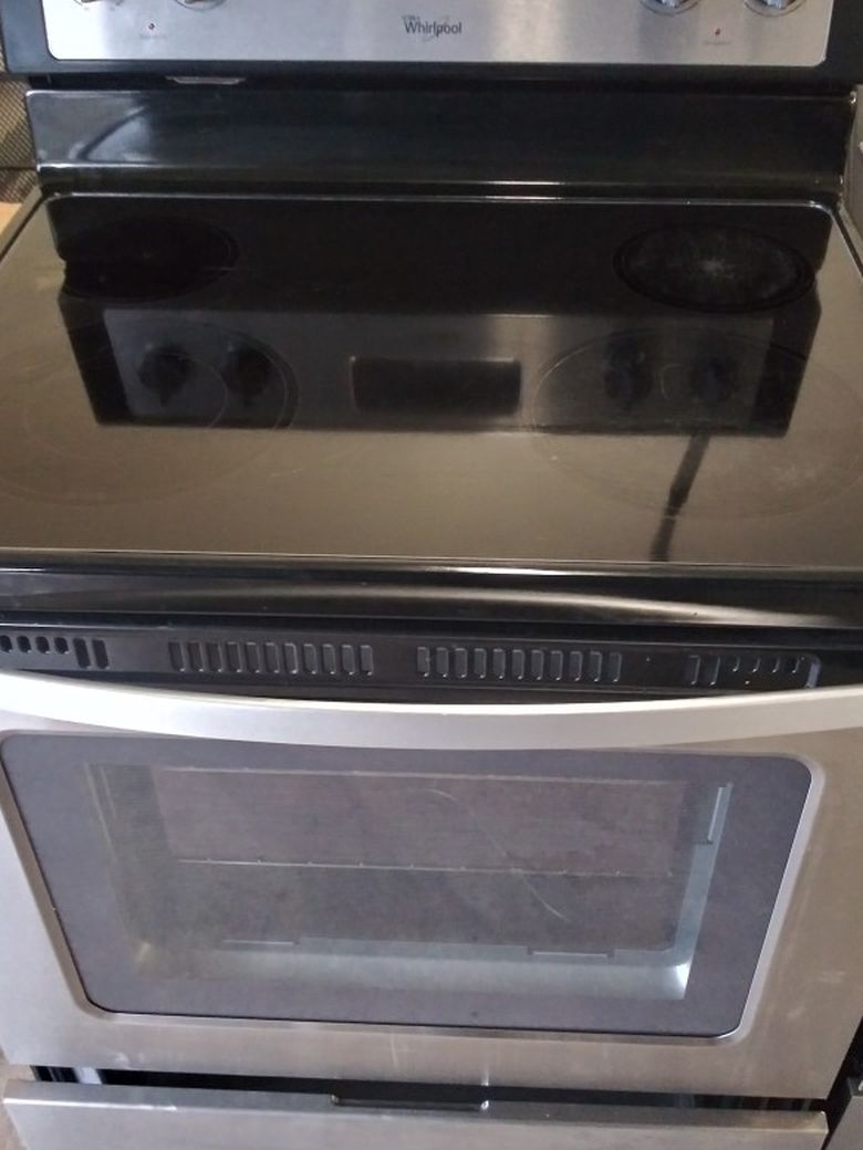 WHIRLPOOL GLASS TOP RANGE