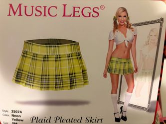 Plaid School Girl Skirt