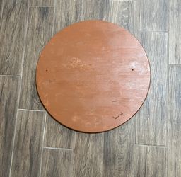 Brown Laminated Wood Panel Round, Size: 1" X 23.75"