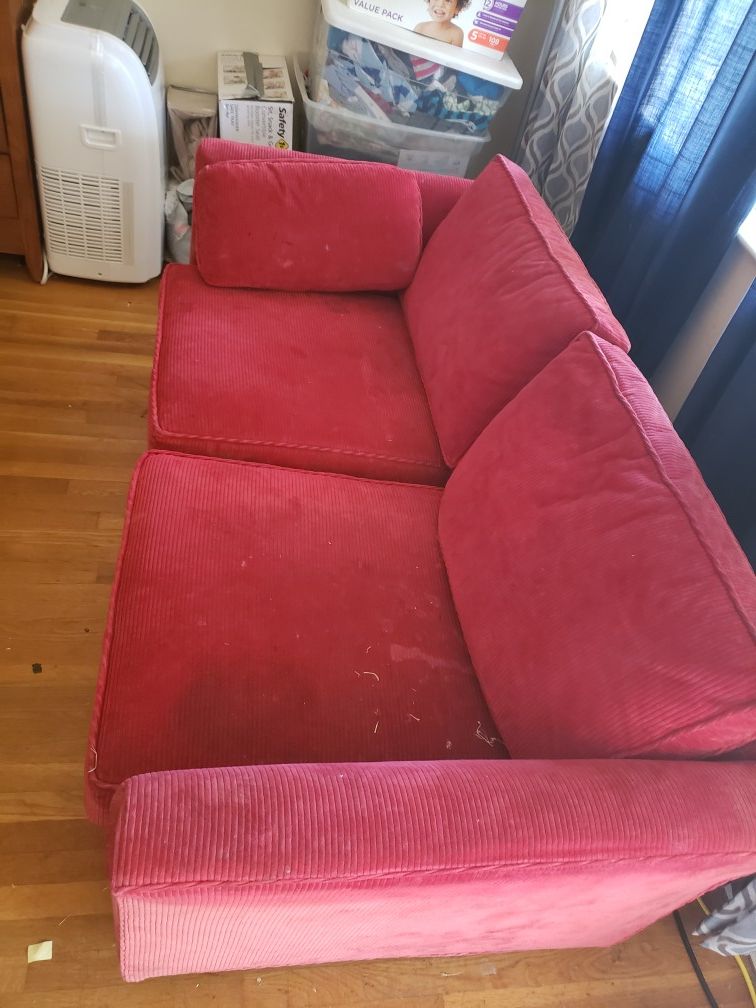 Red couch