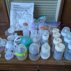 Baby crib/toys/bottles