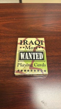Iraqi Most Wanted Playing Cards