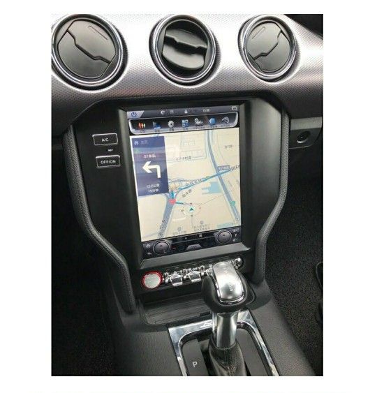 Installation only - 10.4" Tesla-style Screen Android Navigation Radio Car Stereo Head Unit Audio Player in-dash Receiver for Ford Mustang 2015-2018