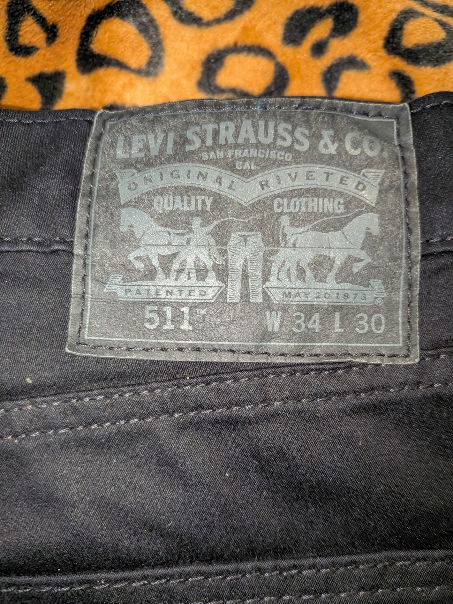 Levi's 511 34x30 black