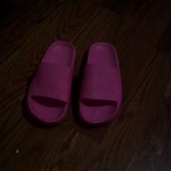 Light Hot Pink Slippers