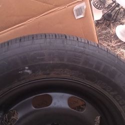 Michelin new tire and rim P195/65 R15 balanced.