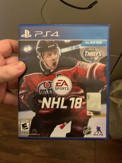 NHL 18 (PS4-Good Condition)