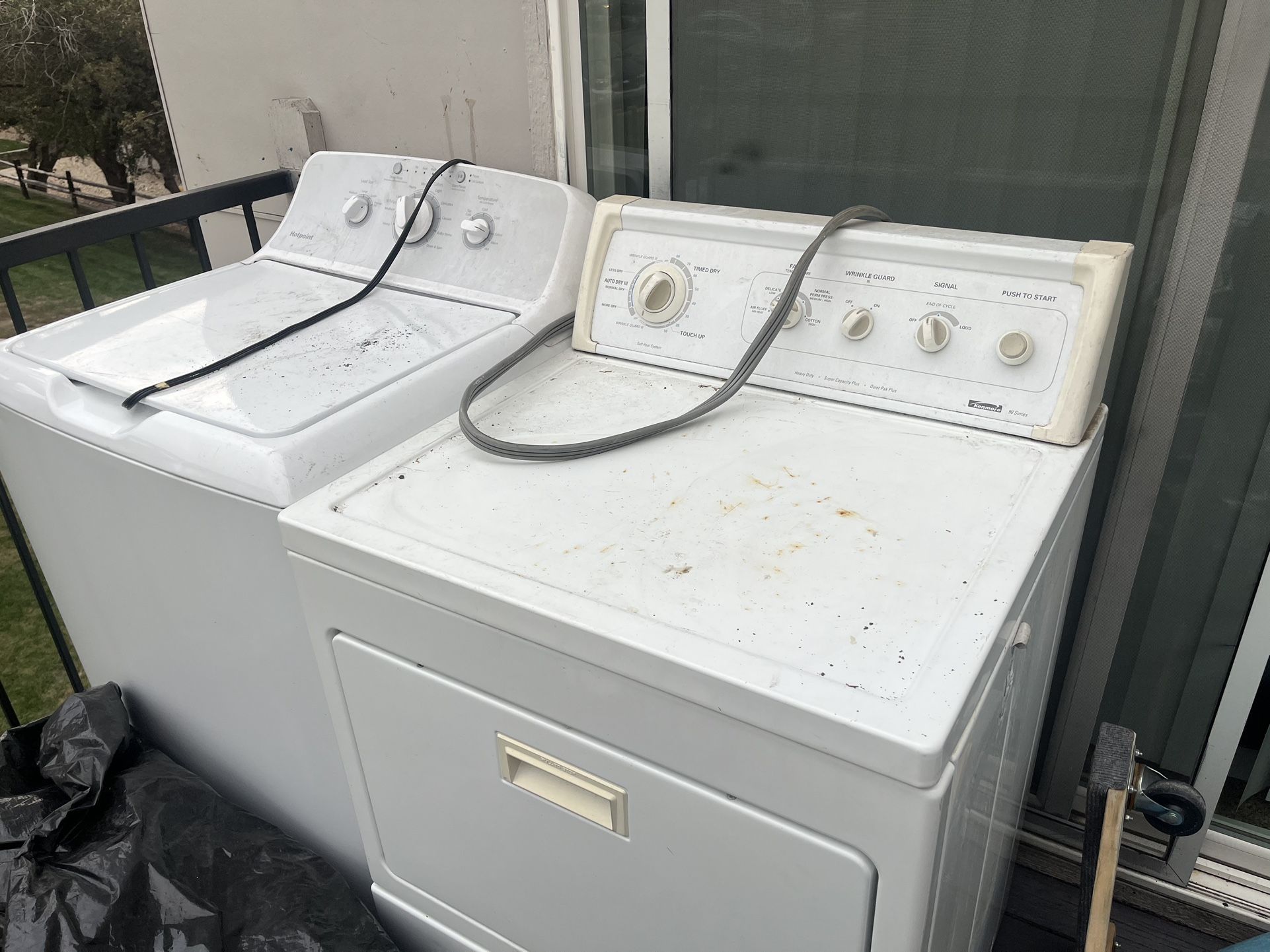 Washer and dryer