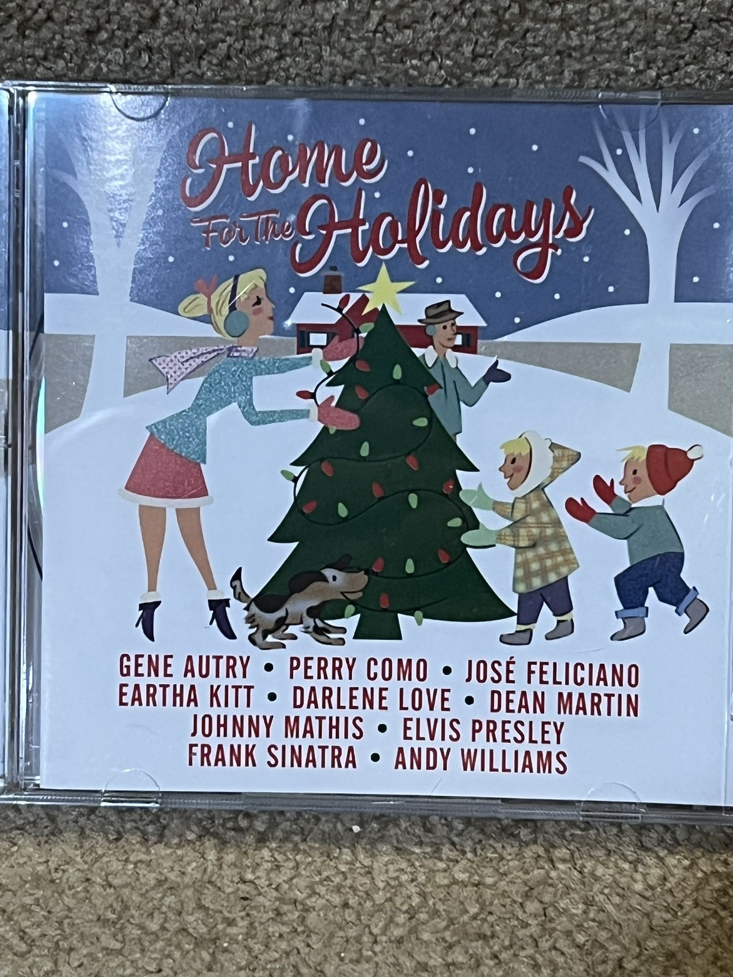 HOME FOR THE HOLIDAYS MUSIC CD Kohls Cares Christmas Elvis Presley Frank Sinatra